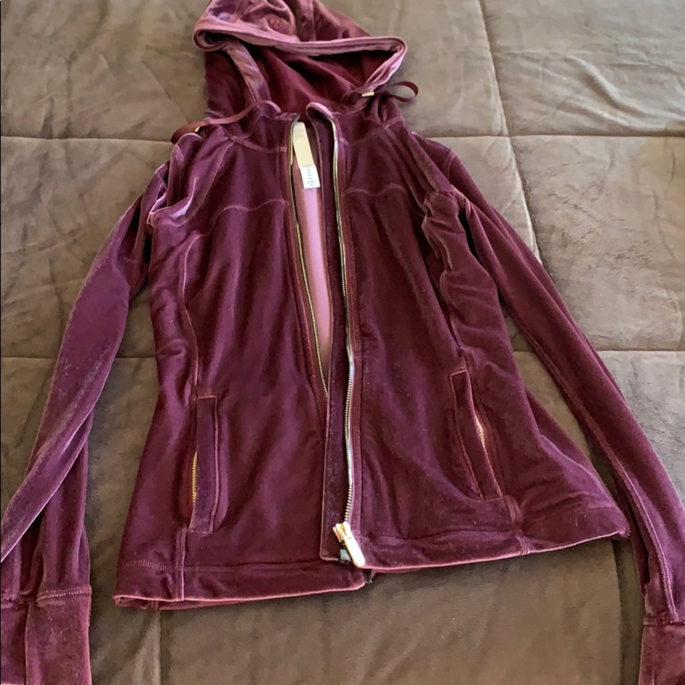 Never worn velvet lululemon jacket